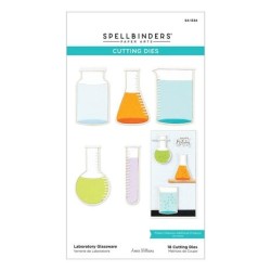(S4-1334)Spellbinders Laboratory Glassware Etched Dies