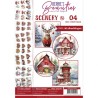 (BBPOS10004)Push-Out Book Scenery 4- Red Christmas