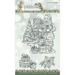 (ADCS10082)Clear Stamps - Amy Design - Enchanting Christmas - Santa