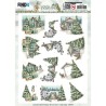 (SB10944)3D Push Out - Amy Design - Enchanting Christmas - Village