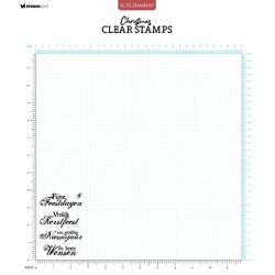 (SL-ES-STAMP697)Studio light SL Clear stamp Kerstwensen Essentials nr.697