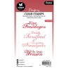 (SL-ES-STAMP697)Studio light SL Clear stamp Kerstwensen Essentials nr.697