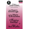 (SL-ES-STAMP698)Studio light SL Clear stamp Best Wishes Essentials nr.698