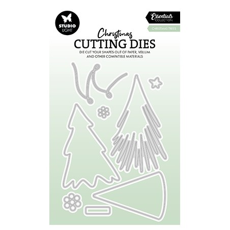 (SL-ES-CD844)Studio Light SL Cutting Die Christmas trees Essentials nr.844