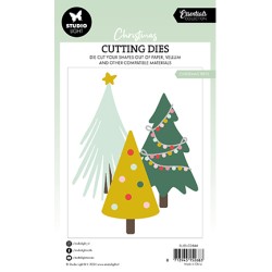 (SL-ES-CD844)Studio Light SL Cutting Die Christmas trees Essentials nr.844