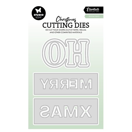 (SL-ES-CD846)Studio Light SL Cutting Die Festive texts Essentials nr.846