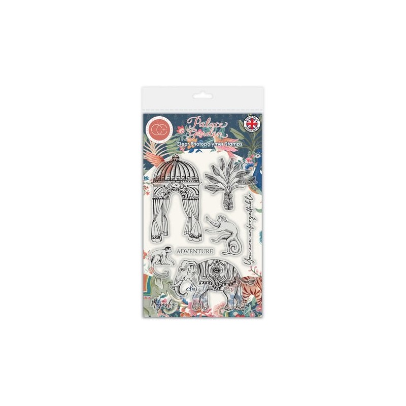 (CCDSTMP002)Craft Consortium Palace Garden Clear Stamps Majestic