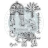 (CCDSTMP002)Craft Consortium Palace Garden Clear Stamps Majestic