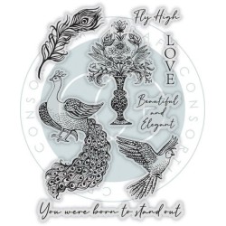 (CCDSTMP003)Craft Consortium Palace Garden Clear Stamps Fly