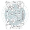 (CCSTMP093)Craft Consortium Botany Boutique Clear Stamps Orchid