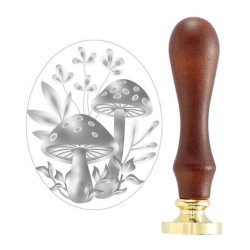 (WS3D-001)Spellbinders Forest Mushrooms 3D Wax Seal Stamp
