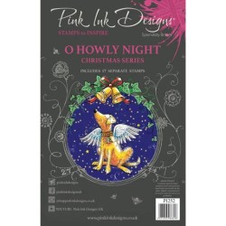 (PI252)Pink Ink Designs O Howly Night A5 Clear Stamps