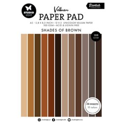 (SL-ES-VPP195)Studio light Vellum Paper Pad Unicolor paper Essentials nr.195