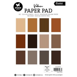 (SL-ES-VPP195)Studio light Vellum Paper Pad Unicolor paper Essentials nr.195