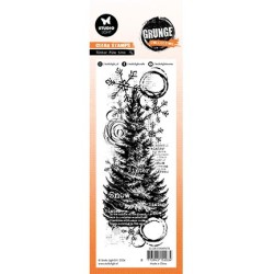 (SL-GR-STAMP678)Studio light clear stamp Winter pine tree Grunge Collection nr.678