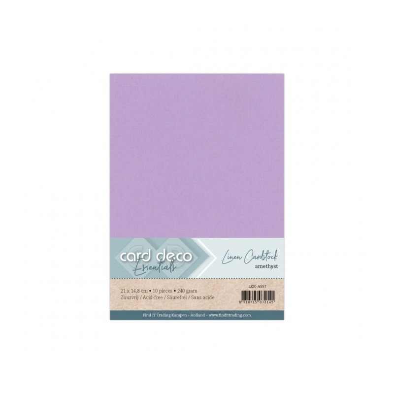 (LKK-A557)Linen Cardstock - A5 - Magnolia Pink