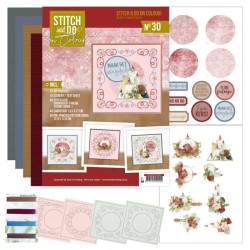 (STDOOC10030)Stitch And Do On Colour 30 - Ruby Christmas