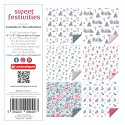 (PB2132)The Paper Boutique Sweetest Festivities 8x8 Decorative Paper Pad