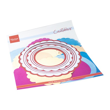 (LR0868)Creatables Scalloped circles