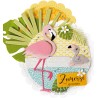 (COL1549)Collectables Eline's Flamingo family