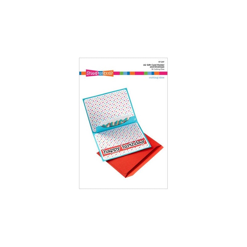 (S7-247)Spellbinders A2 Gift Card Holder and Envelope Cutting Dies