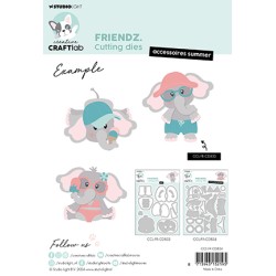 (CCL-FR-CD834)Studio Light Cutting Die Accessoires summer Friendz nr.834