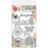 (CCDSTMP001)Craft Consortium Spring Gardens Clear Stamps