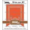 (CLXTRA87)Crealies Xtra Peek a boo Fishtail Banner max. 70x89mm