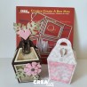 (CCABM28)Crealies Create A Box Closed Take Out Box with handle Mini finished: 5x5x8,5cm