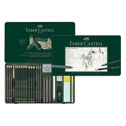 (112974)Faber Castell Pitt set graphite tin big (26pcs)