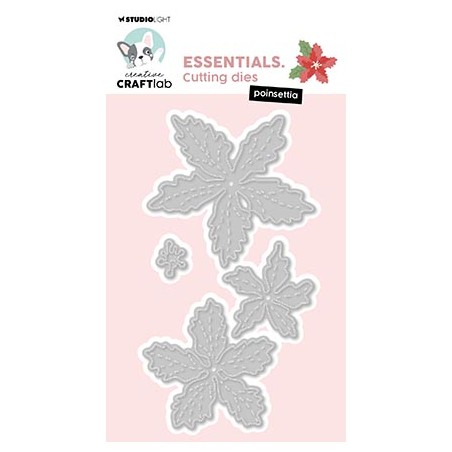 (CCL-ES-CD858)Studio Light Cutting Die Poinsettia Essentials nr.858