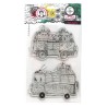 (ABM-SI-STAMP700)Studio light clear stamp  Hippie busses Signature Collection nr.700