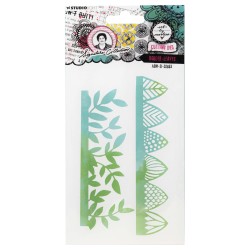 (ABM-SI-CD853)Studio Light Cutting Die Border-leaves Signature Collection nr.853