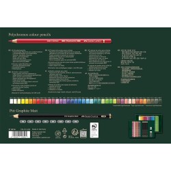 (210054)Polychromos Colour Pensils & Pitt Graphite Matt Drawing Set (50pcs)