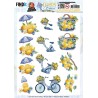 (SB10946)3D Push Out - Yvonne Creations - Lemon Breeze - Lemon Bike