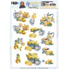 (SB10947)3D Push Out - Yvonne Creations - Lemon Breeze - Lemon Tea