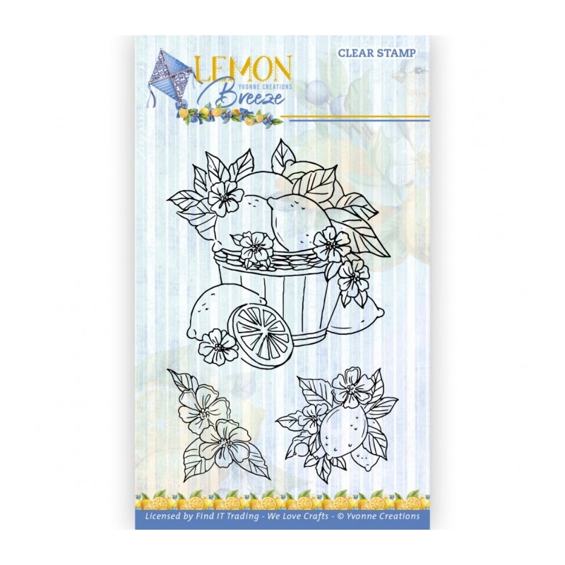 (YCCS10087)Clear Stamps - Yvonne Creations - Lemon Breeze - Lemons