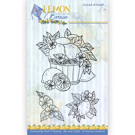 (YCCS10087)Clear Stamps - Yvonne Creations - Lemon Breeze - Lemons