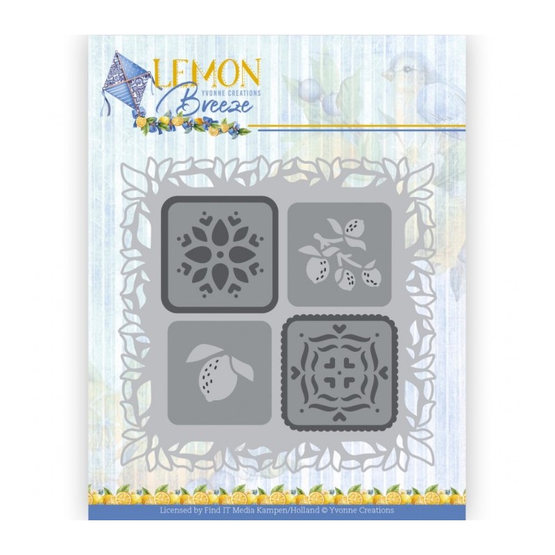 (YCD10356)Dies - Yvonne Creations - Lemon Breeze - Lemon Frame