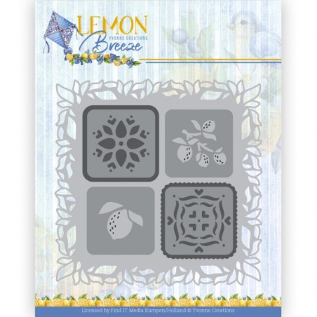 (YCD10356)Dies - Yvonne Creations - Lemon Breeze - Lemon Frame