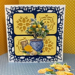 (YCD10356)Dies - Yvonne Creations - Lemon Breeze - Lemon Frame