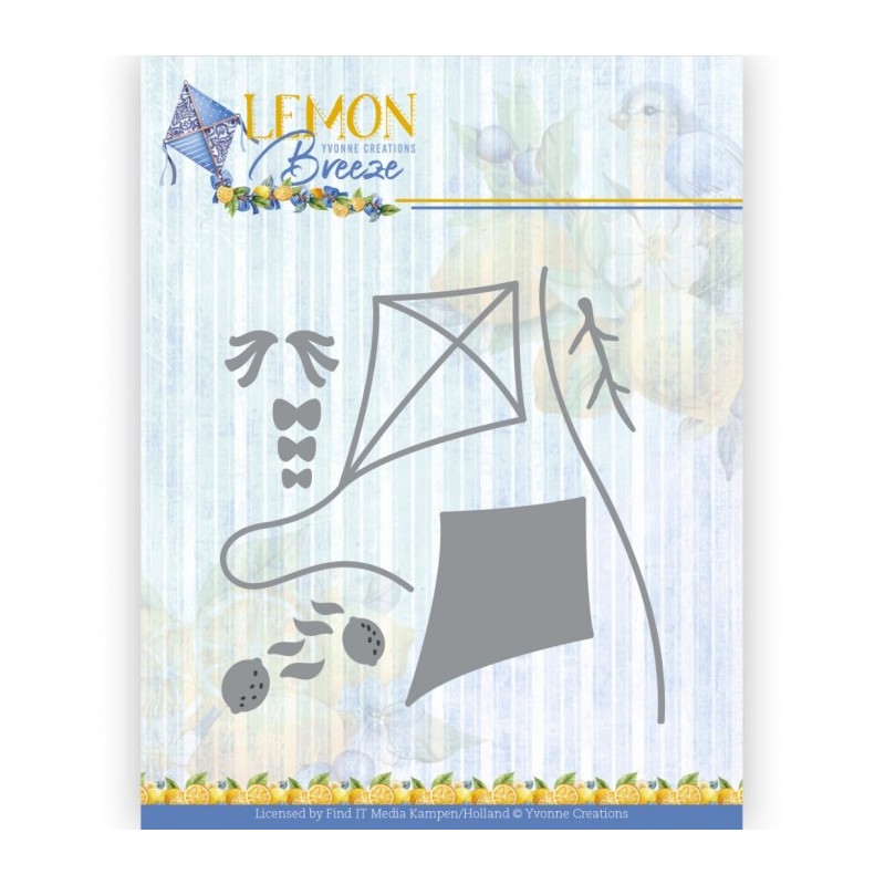 (YCD10357)Dies - Yvonne Creations - Lemon Breeze - Lemon Kite