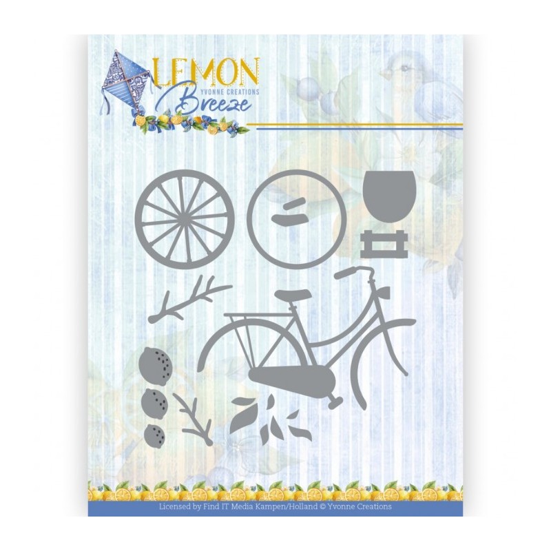 (YCD10358)Dies - Yvonne Creations - Lemon Breeze - Lemon Bike