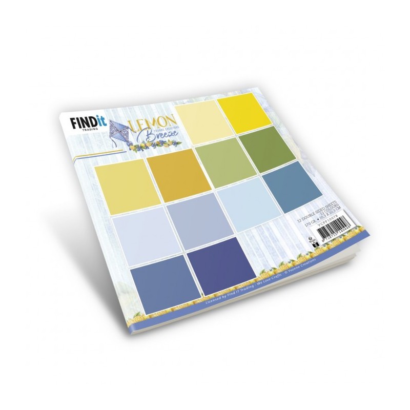 (YCPP10078)Paperpack - Yvonne Creations - Lemon Breeze - Solid Colours