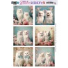 (BBSC10042)Scenery Push Out - Berries Beauties - Pretty Kitties - Square