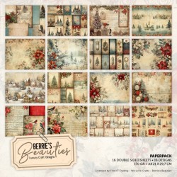 (BBPPA410001)Paperpack - Berries Beauties - Christmas Village - A4