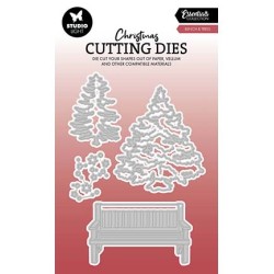 (SL-ES-CD872)Studio Light SL Cutting Die Bench & trees Essentials nr.872