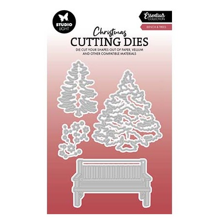 (SL-ES-CD872)Studio Light SL Cutting Die Bench & trees Essentials nr.872