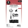 (SL-ES-STAMP710)Studio light SL Clear stamp Owl scenery Essentials nr.710