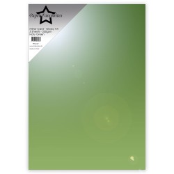 (PFSS107)Paper Favorites Holly Green A4 Mirror Card Glossy 250gsm (5pcs)